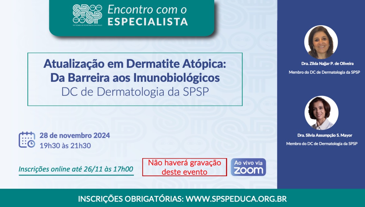 Atualização em Dermatite Atópica: da barreira aos imunobiológicos